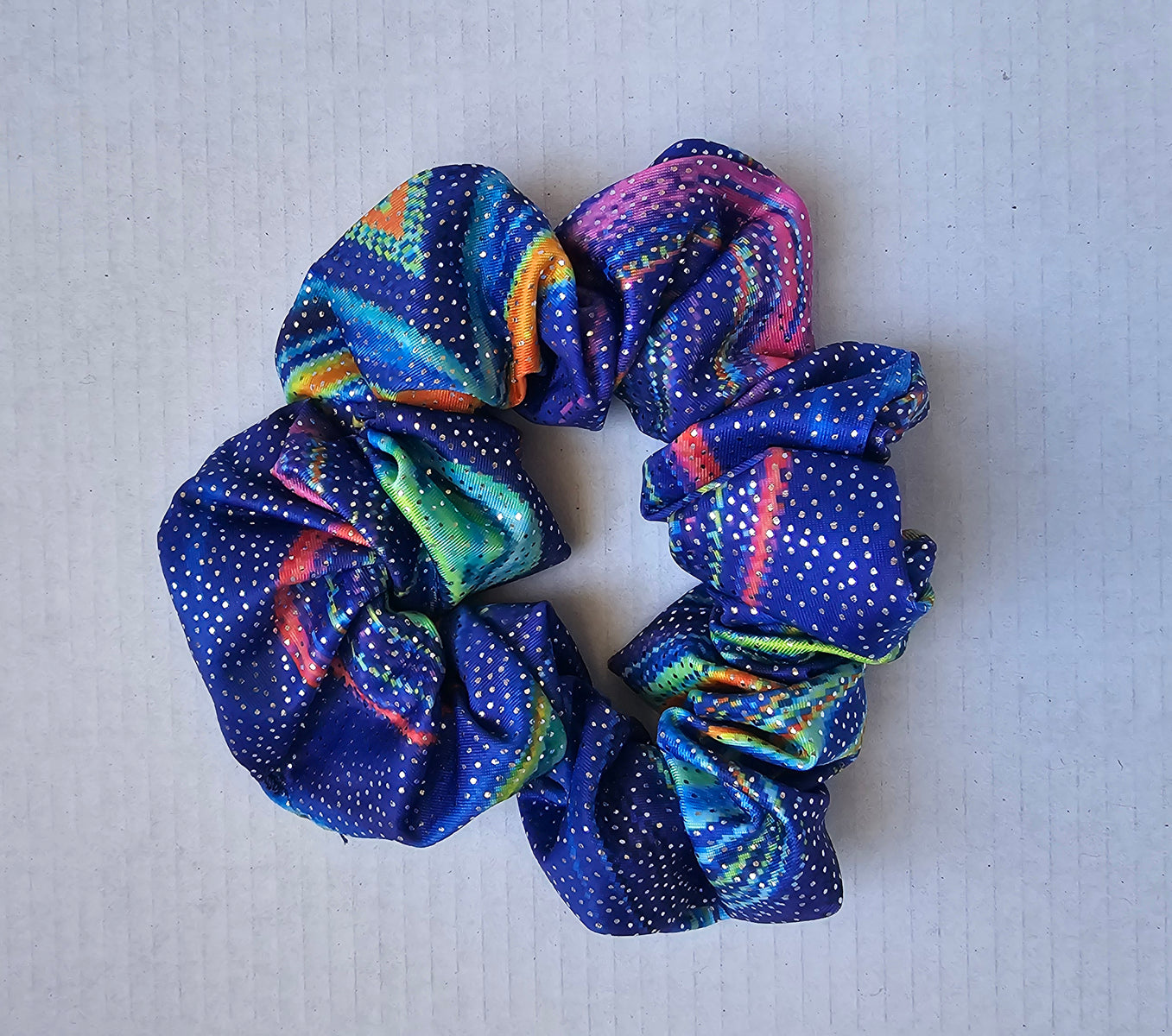 Elastic de par scrunchie multicolor 
