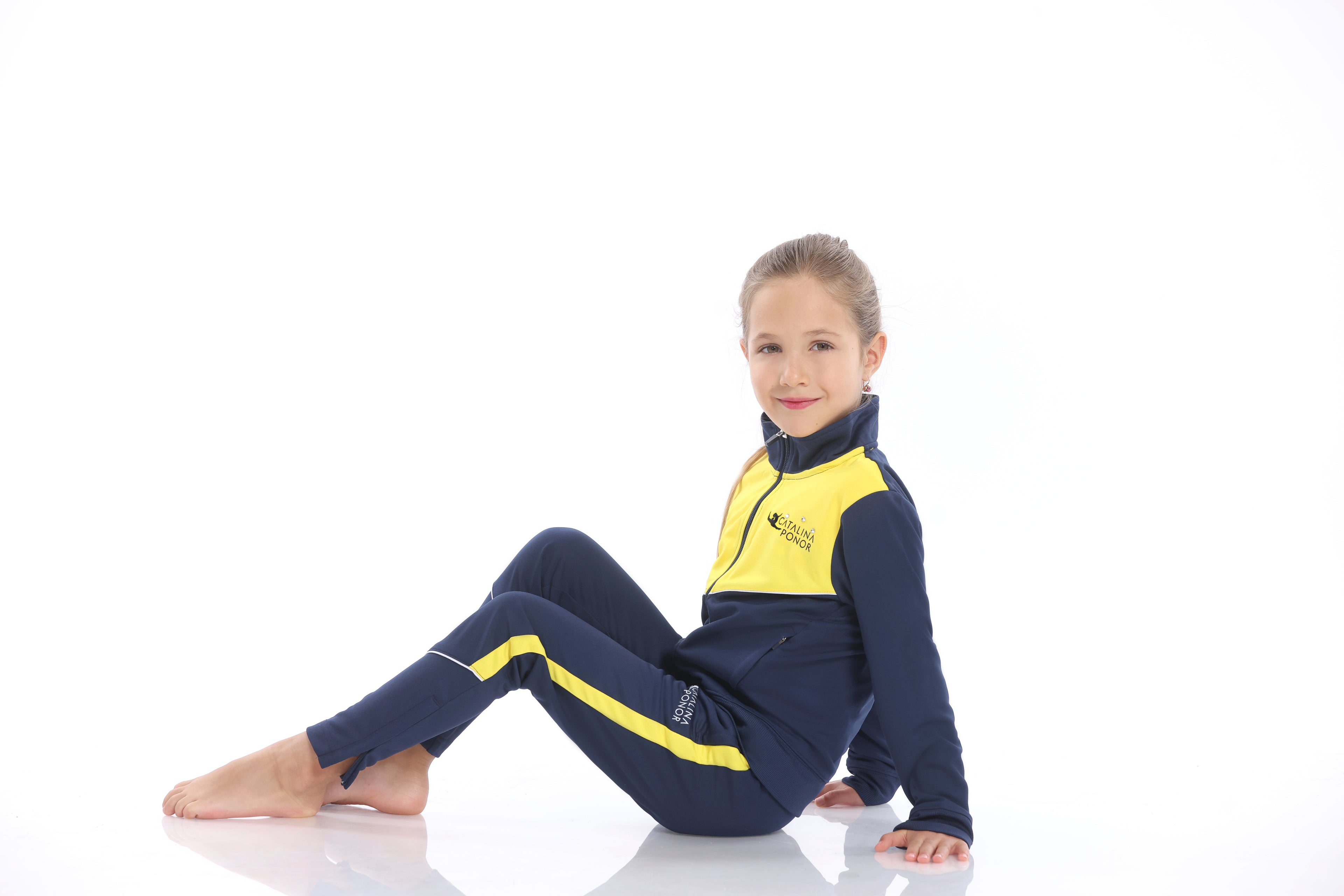 Trening fete galben bleumarin